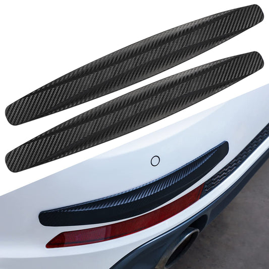 2PCS Black Bumper Guard Strip, Anti-Collision Scratch-Resistant Protector Trim, Universal Fit for Cars, SUVs, Pickup Trucks