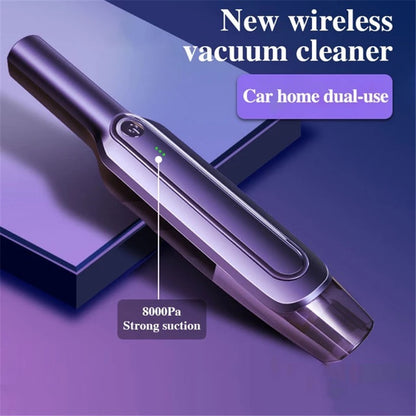 Mini Powerful Wireless Car Vacuum Cleaner Cordless Handheld Auto Vacuum Home Car Dual Use With Built-in Battrery Car Accessories