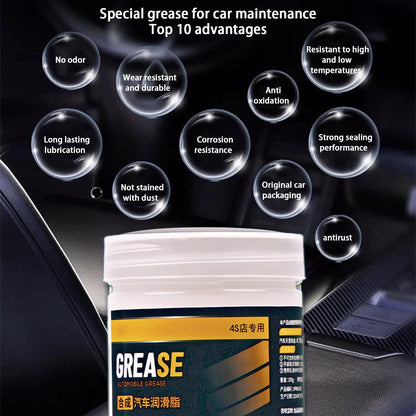 Automotive High-Temp Grease, Wheel Bearing & CV Joint Lubricant, Water-Resistant Chassis Grease for Car Parts & Automotive Lubrication